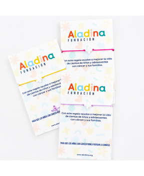 Pulseras para comuniones Fundación Aladina