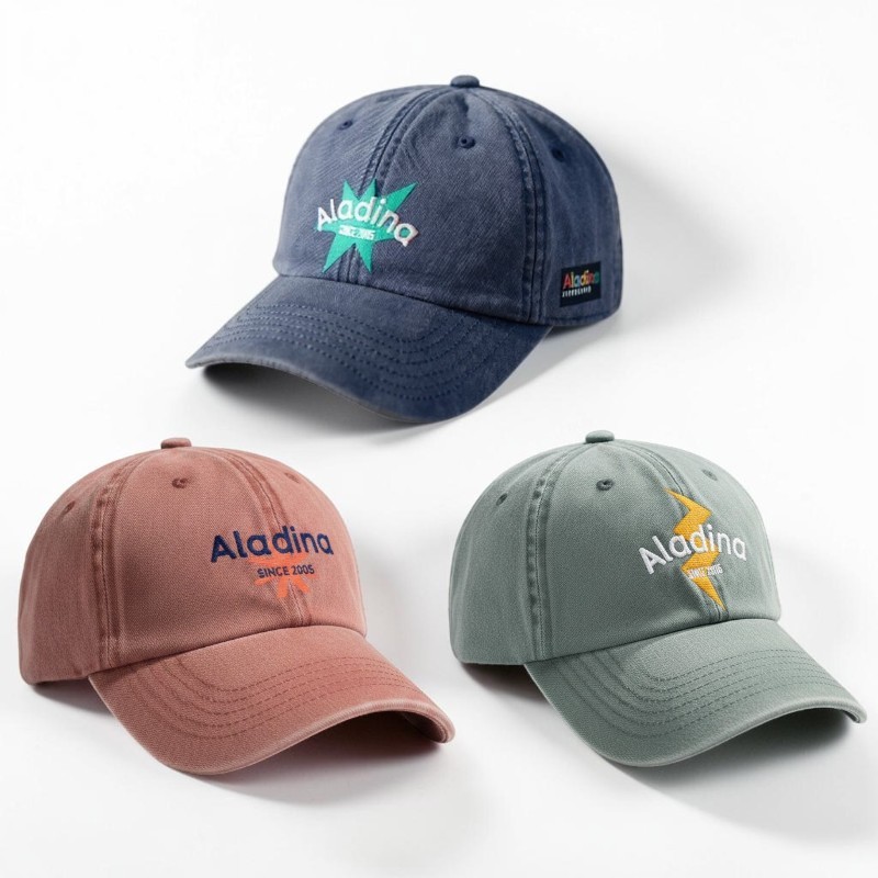 Gorras bordadas Fundación Aladina para regalar